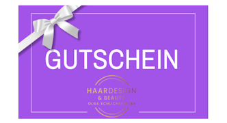 Geschenkgutschein Haardesign & Beauty